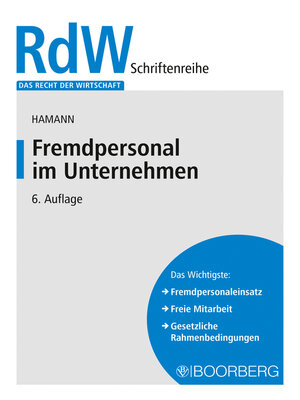 cover image of Fremdpersonal im Unternehmen